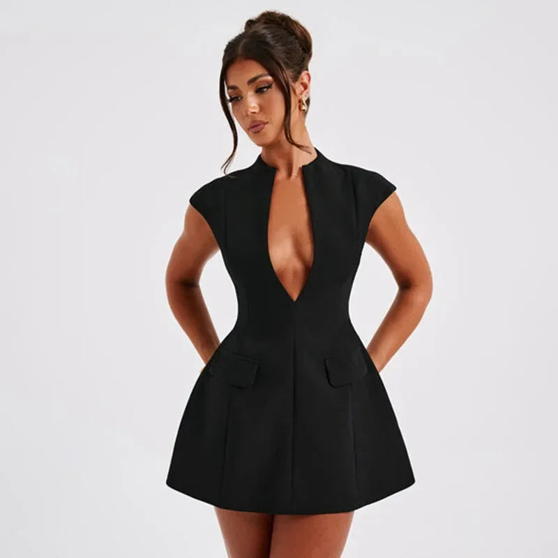 Lavian®V-Neck Sleeve Dress