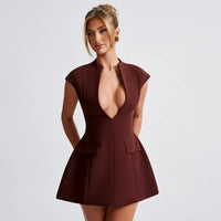 Lavian®V-Neck Sleeve Dress